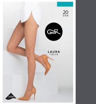Gatta Laura 20den rajstopy lycra grafit 4