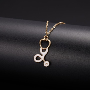 Fashion Heart Nurse Cap Doctor Necklaces Medical