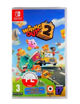 MOVING OUT 2 / SZALONE PRZEPROWADZKI 2 / SWITCH / GRA NA KARTRIDŻU