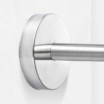 ДУШ С U-ОБРАЖЕННЫМ КАРДИНОМ И ДУШЕВОЙ ЗАНАВЕСКОЙ