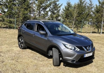 Nissan Qashqai II Crossover 1.5 dCi 110KM 2016 Nissan Qashqai kamera 360 PANORAMA wymieniony rozrzad i olej NAWIGACJA, be, zdjęcie 4
