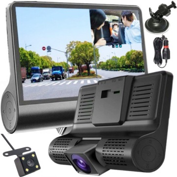 WIDEOREJESTRATOR KAMERA SAMOCHODOWA REJESTRATOR FULL HD COFANIA KAMERKA