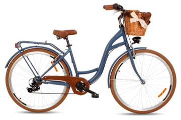 DAMSKI ROWER MIEJSKI Goetze 28 LEKKI DAMKA 7 KOSZ