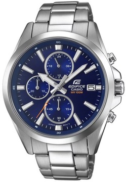 Klasyczny zegarek męski na bransolecie Casio Edifice Chrono EFV-560D Grawer