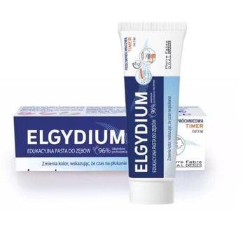 ELGYDIUM EDUKACYJNA PASTA DO ZĘBÓW DLA DZIECI 50ML