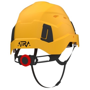 Kask hełm przemysłowy Protekt – ATRA 40V żółty EN 397 BHP wentylowany