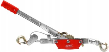 ЛЕБЕДКА РУЧНАЯ ТРОСОВАЯ 4Т 4000кг 2 КРЮКА