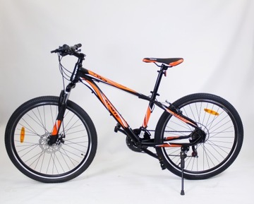 ГОРНЫЙ ВЕЛОСИПЕД MTB С ДИСКАМИ 26 ДЮЙМОВ, АМОРТИЗАТОР