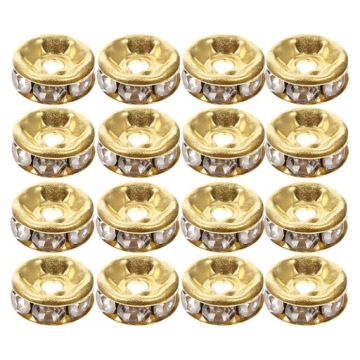 200 шт. Golden Zircon Мідний Прогулянка Намистини для Біжутерія Making