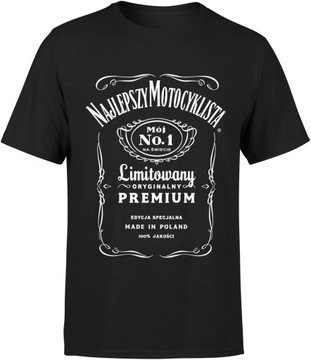 PREZENT DLA MOTOCYKLISTY KOSZULKA URODZINY R. XL MĘSKA T-SHIRT MĘSKI TSHIRT