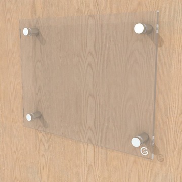 Крепление винта для вывески, расстояние fi12x23 мм.