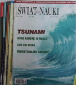 Świat nauki zestaw 9 szt z lat 1999-2004