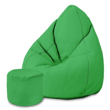 Worek Sako XXL Pufa Grucha Basic Wodoodporna Prezent Gratis Podnóżek Fotel