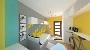 Фетровый шестиугольник с пробковой декоративной плиткой HEX