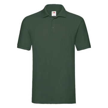 Polo Premium Fruit of the Loom zielony 3XL