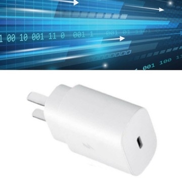 Настенное зарядное устройство типа C, 25 Вт, настенное зарядное устройство USB C, сверхбыстрый зарядный блок для Samsung