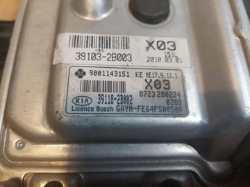 JEDNOTKA MOTORU KIA VENGA 1.4 B 39118-2B002 ME17.9.11.1