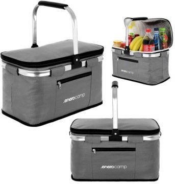 KOSZYK TERMICZNY NA PIKNIK PLAŻOWY KOSZ ZAKUPY 24l