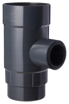 Łapacz wody deszczowej PVC fi 80/50 GRAFIT