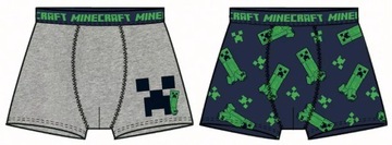 Bokserki chłopięce MINECRAFT dwupak 128CM/8LAT