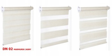 Рулонная штора День Ночь с НАПРАВЛЯЮЩИМ 140х140 13 ЦВЕТОВ