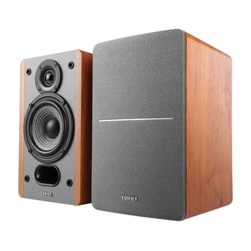 EDIFIER ZESTAW PARA GŁÓŚNIKÓW AUDIO P12 BRĄZOWE GŁOŚNIKI PÓŁKOWE 2X 20W