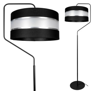 NOWOCZESNA LAMPA STOJĄCA PODŁOGOWA ABAŻUR 40CM LED