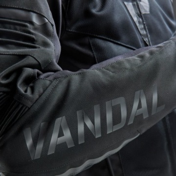 МУЖСКАЯ ЛЕТНЯЯ ТЕКСТИЛЬНАЯ МОТОЦИКЛОВАЯ КУРТКА REBELHORN VANDAL MESH ЧЕРНАЯ