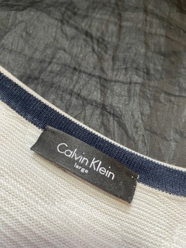 Calvin Klein oryginalny bawełniany sweter/ M/L