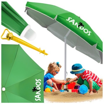 ЗАТЕНИВАЮЩИЙ ЗОНТ ДЛЯ ПЛЯЖА И САДА, ДВУХСЛОЙНЫЙ Водонепроницаемый УФ-ФИЛЬТР, БОЛЬШОЙ