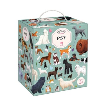 CzuCzu Puzzlove Psy 40 elementów