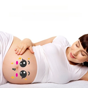 НАКЛЕЙКА ДЛЯ ЖИВОТА БЕРЕМЕННЫХ, 12 ЛИСТОВ