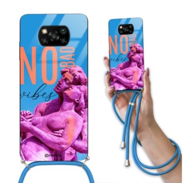 Pouzdro Pro Xiaomi Poco X3 Crossglam Modré Sassy Classy Elegantní vzory