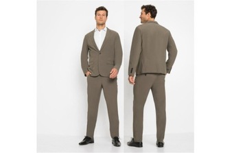 BONPRIX _NQI 3XU MĘSKI KOMPLET GARNITUROWY KHAKI _/ 62