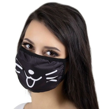 MASK BLACK многоразовая ЗАЩИТНАЯ маска для кошек
