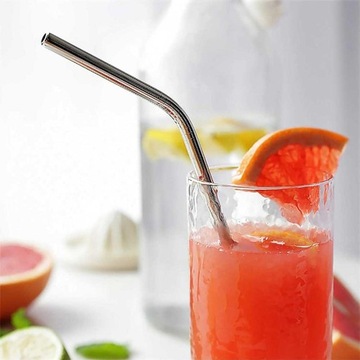 KINGHOFF МЕТАЛЛИЧЕСКИЕ СОЛОМКИ ДЛЯ НАПИТКОВ 8 шт. + ДЕЛО Х-1357