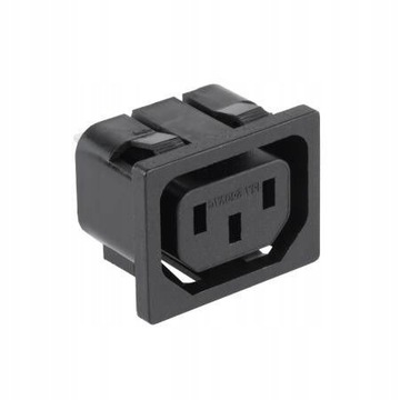 GNIAZDO IEC320 C13 10A komputerowe do obudowy