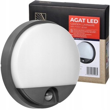 LAMPA ZEWNĘTRZNA ELEWACYJNA Z CZUJNIKIEM RUCHU 15W