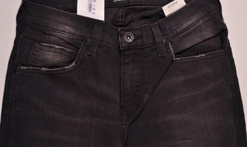 LEE spodnie GREY jeans SLIM regular RIDER W28 L32