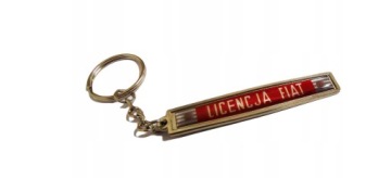 Brelok LICENCJA FIAT - retro brelok do kluczy