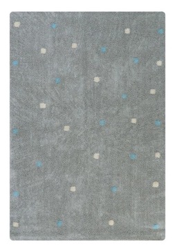 Dywan dziecięcy wełniany High Dots Silver 120x170