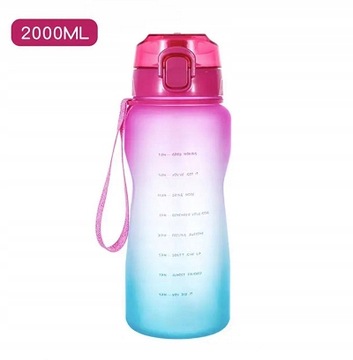 Мотивационная бутылка для воды Quifit 2л, 64 унции, 3,8 л, 128 унций