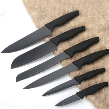 НАБОР КУХОННЫХ НОЖЕЙ, НАБОР ОСТРЫХ ШЕФ-НОЖЕЙ, 16 ШТ В БЛОКЕ, ПОДСТАВКА