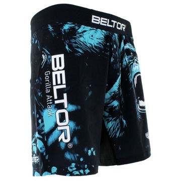 ШОРТЫ ДЛЯ ТРЕНИРОВКИ BELTOR SPORTS GORILLA MMA KICKBOXING MEGA LIGHT, размер L