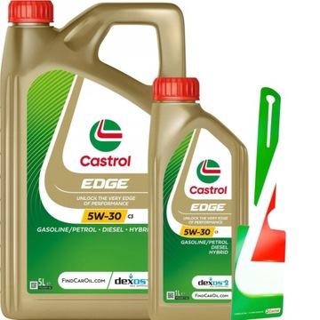 OLEJ CASTROL EDGE TITANIUM C3 5W30 5L+1|BENZ DIESEL 0700 0710 229.31 229.51