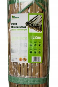 Бамбуковый защитный коврик 1,5х5м.