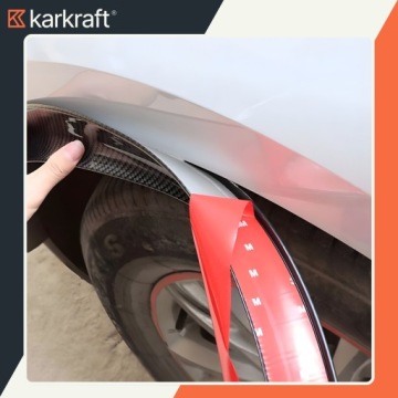 КРЫЛО ОТБОЙНИК КОЛЕСНАЯ АРКА ЗАЩИТА РЕЗИНОВАЯ ЧЕРНЫЙ КАРБОН УНИВЕРСАЛЬНЫЙ