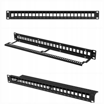 LANBERG PATCH PANEL PUSTY 24 PORTY 1U 19