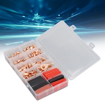 150 Pcs Set Wire Lugs Heat Shrink Tubes Set Thickened Copper Battery Cable