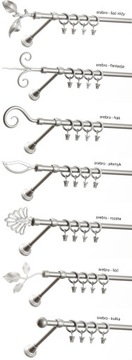 TANIE KARNISZE, KARNISZ CLASSIC POJEDYNCZY 220cm